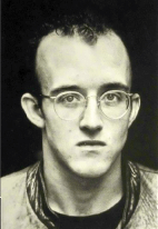 Heinz-Günter Mebusch-Portrait of Keith Haring