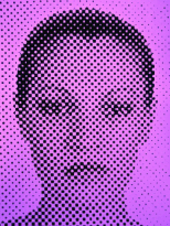 JCB Moore-SL-Purple Grid Face-chromogenic photo print
