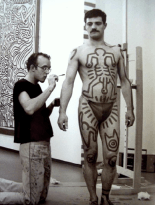 Vera Isler-Keith Haring Performance-photo print