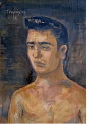 Yannis Tsarouchis-portrait of a young man