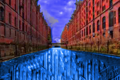 A.P. Astra - Speicherstadt - mixed media