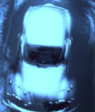 Heinz G. Mebusch - Moving, blue - conceptual chromogenic photo print