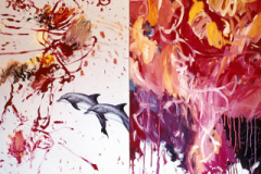 Martin Müller - painting on digital print
