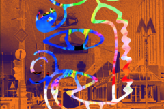 Mike Jansen - MetroMusic Moscow - digital print, mixed media